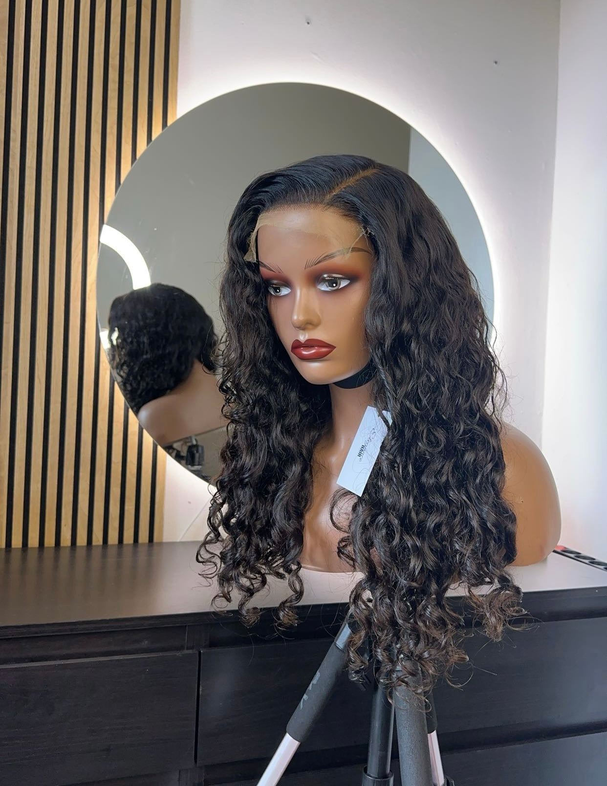 Indian curly 6x6 closure wig