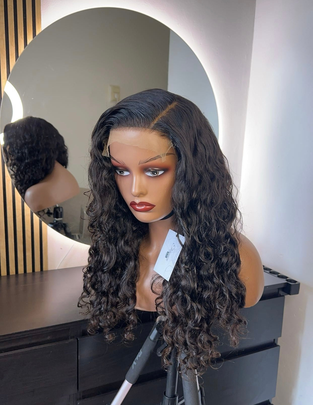 Indian curly 6x6 closure wig