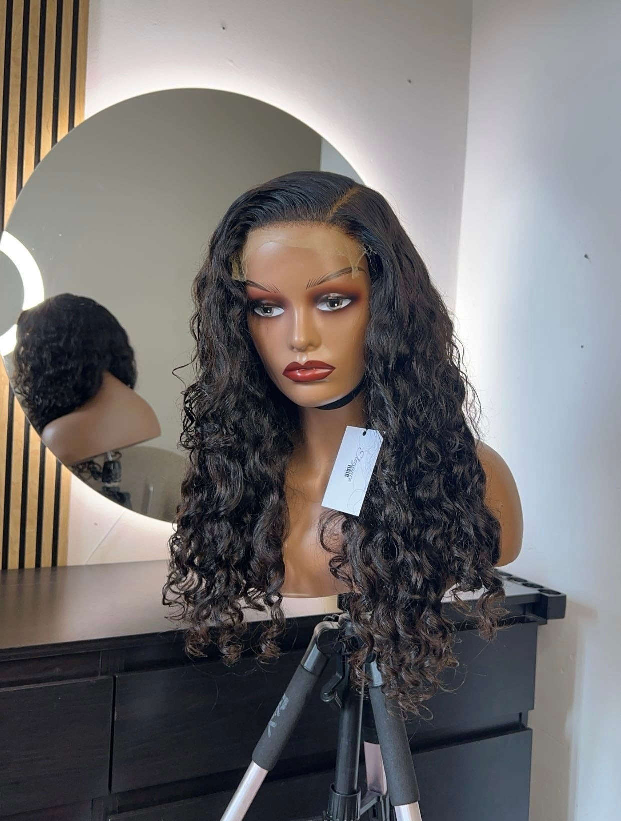 Indian curly 6x6 closure wig