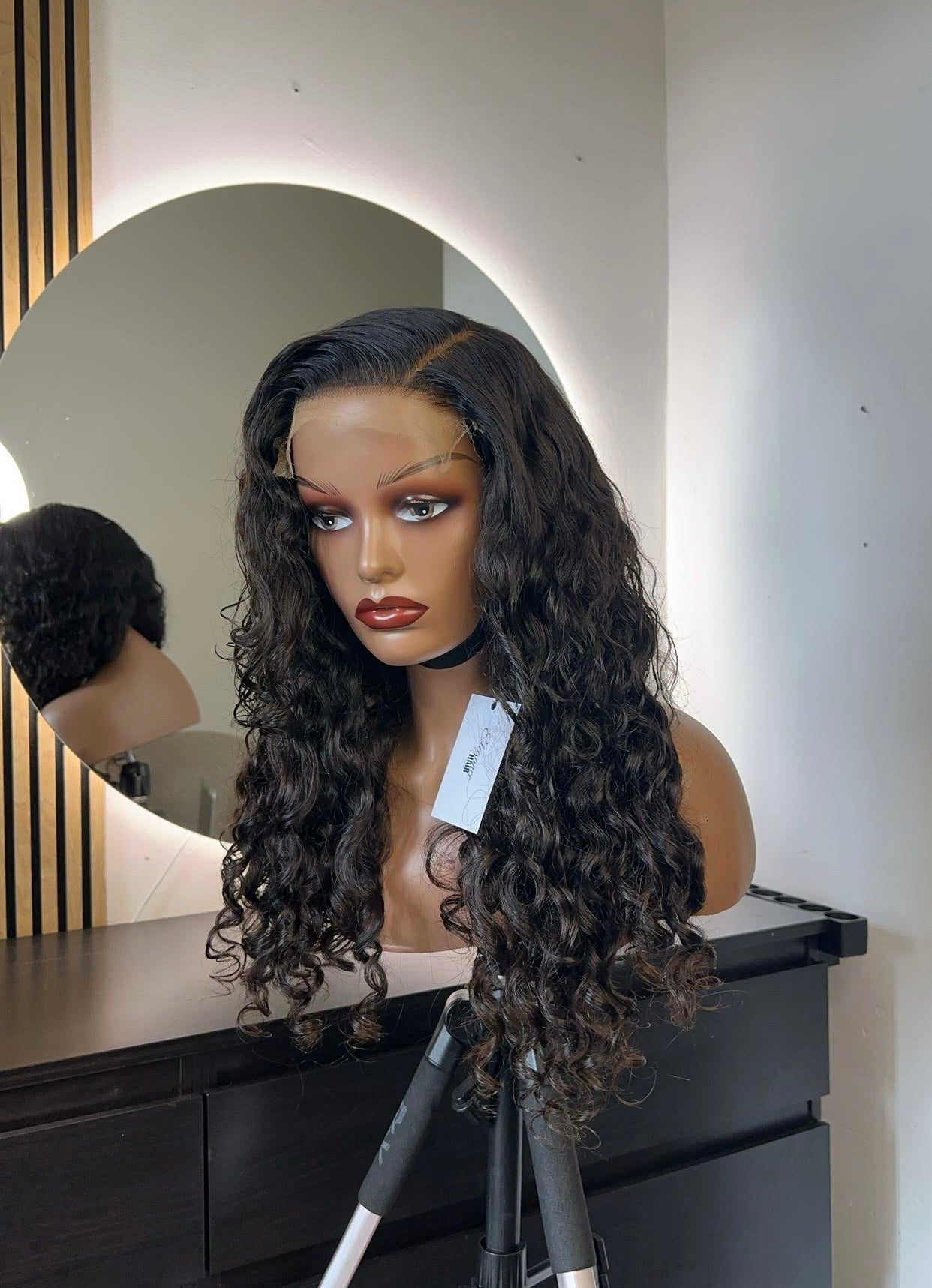 Indian curly 6x6 closure wig