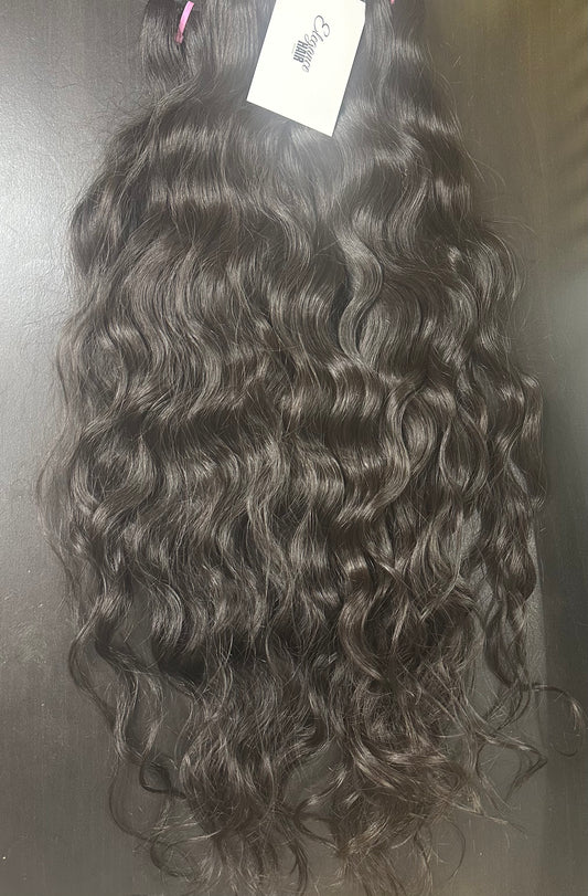 Raw Indian wavy bundles