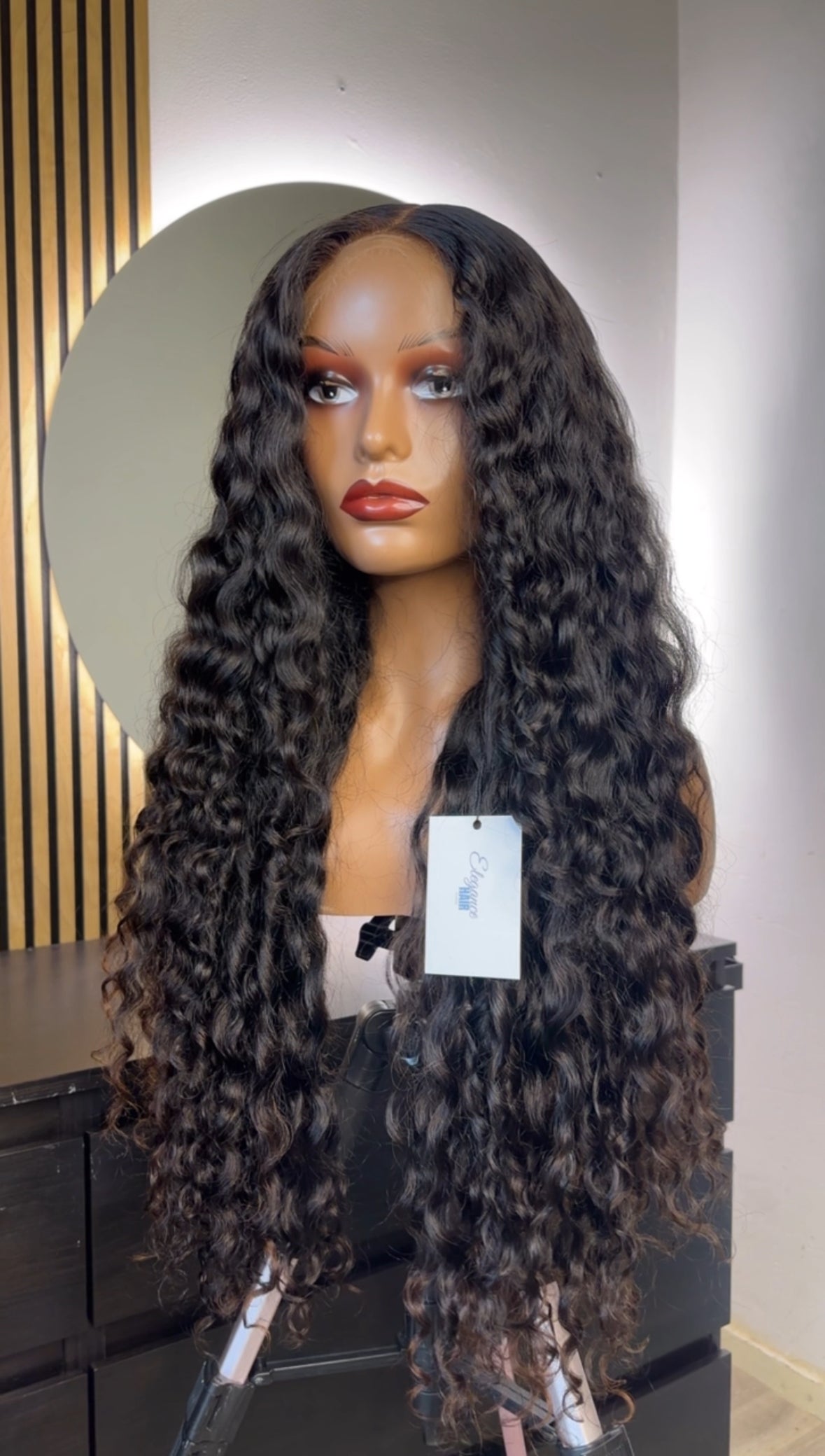 Raw loose wave wig