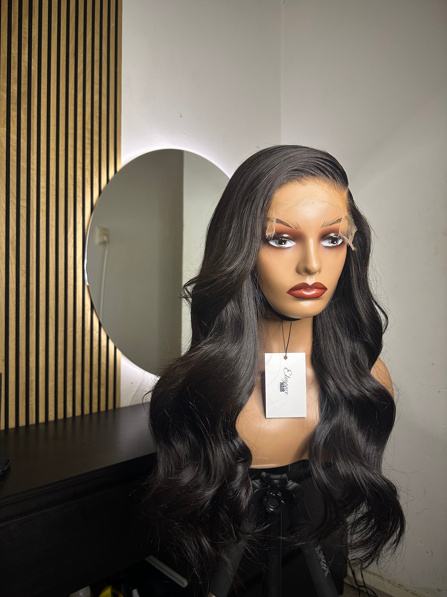 Raw Indian straight 7x7 HD closure wig